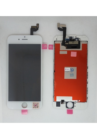 Apple Uyumlu iPhone 6S Beyaz-Siyah Lcd Ekran+Dokunmatik