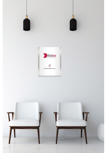 10 Adet A4 Gümüş Belge Sertifika Çerçevesi Föylük