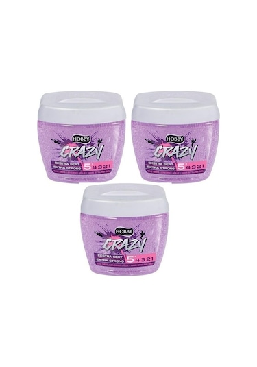 Hobby Carzy Extra Sert Saç Jölesi 3 x 700 ML