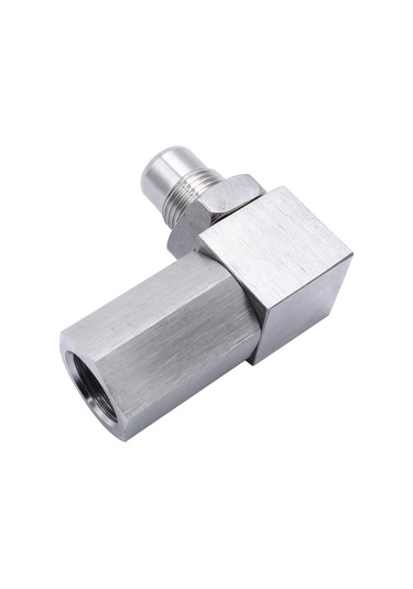 Jeemson Stainless Steel 90 Derece Oksijen Sensör Uzatıcı M18x1.5, Su Geçirmez, Korozyona Dayanıklı, Kolay Kurulum - Evrensel Araç Uyumlu