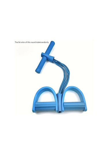 Willowhaven Mavi 4'lü Yoga Direnç Lastiği - Esneme Kol Bacak Karın Antrenmanı Mavi