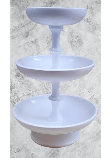 Hobi Adn Dekoratif Kuruyemiş Meyve Sunumluk Ahşap Mdf Beyaz Lake Boya El Yapım