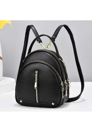 Ganzhoushop Yeni Versiyonu Tek Sırt Sırt Omuz Omuz Moda Moda Küçük Küçük Kore Kadınsonbahar Kadın Kadın Haberci Çift Çantası Çantası Çantası Çanta Black Wb Siyah