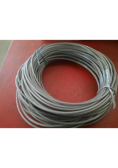 Pvc Izoleli Çelik Tel Halat 4 Mm 50 Metre