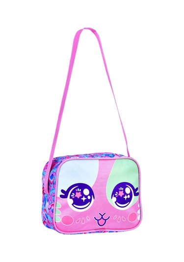 Pembe Kedi Baskılı, Su Geçirmez, Ortopedik Sırt Özellikli İlkokul