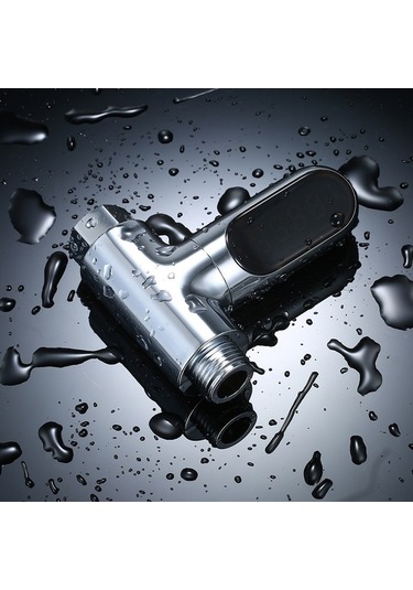 Besthome1 Bebek Ve Yaşlılar İçin Led Ekranlı Dijital Duş Termometre - Pil Gerektirmez, 360 Dönüşüm, Pratik Kullanım