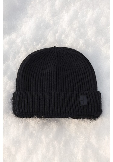 Siyah Düz Örgü Bere 323024etc001 002 Siyah