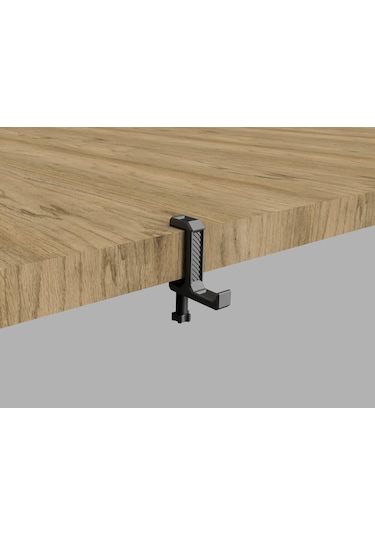 Şık Masa Kenarı Asılabilir Kulaklık Standı - Kulaklık Tutucu Masa Askılığı Masa Kenarı Askılığı