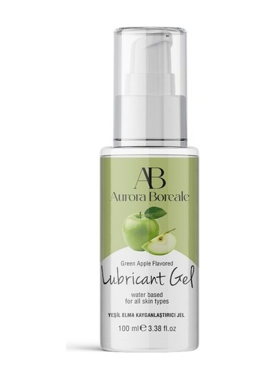 Wellcoaurora Boreale Yeşil Elma Aromalı Kayganlaştırıcı Jel 100 Ml