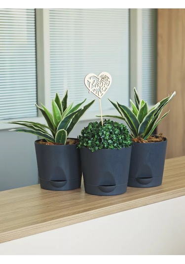 Interm Çiçek Saksısı, 3 Adet 2 Litre 177125659