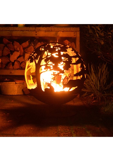 Molle Ateş Çukuru Lazer Kesim Corten