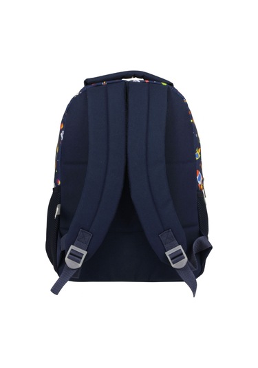 Capybara Erkek Çocuk Astronot İlkokul Okul Sırt Çantası - Lacivert - Kırmızı - 5227 Çok Renkli