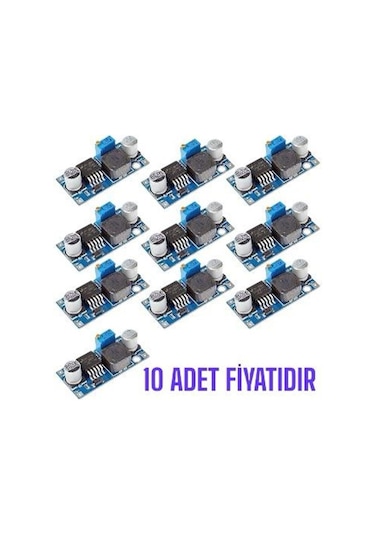 Lm2596 Mini Ayarlanabilir 3a Voltaj Regülatör Kartı - 10 Adet-4838