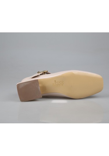 Feles 058-510 Ten Rugan Kadın Topuklu Ayakkabı Ten Rugan