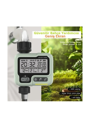 Su Zamanlayıcı Otomatik Digital Büyük Ekran