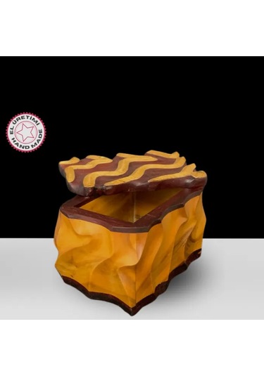 Uretti-yaşar 3037 - El Yapımı Ahşap Takı Kutusu