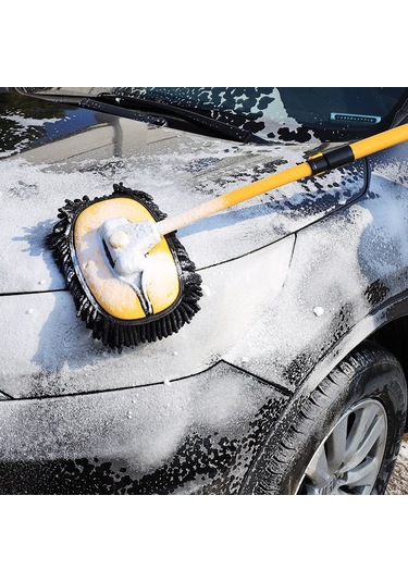 Cbtx Global Ls-426 Araba Yıkama Fırçası Paspas Seti Uzun Kutuplu Duster Yıkama Temizleme Aksesuarları