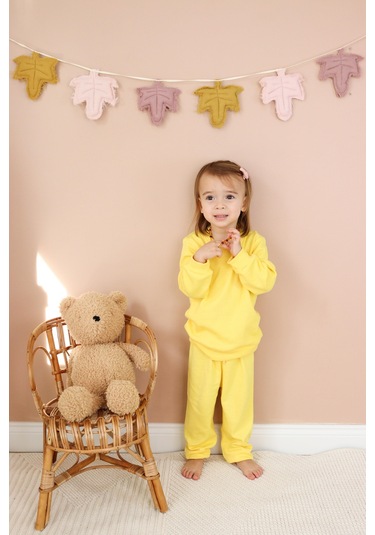 Kaşkorse Mevsimlik Pijama Takım sarı