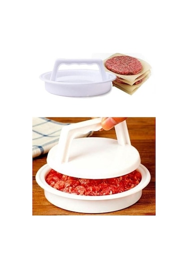 Buffer Hamburger Ve Köfte Şekillendirici Köfte Kalıbı Pratik Burger Pres Aparatı Çok Renkli