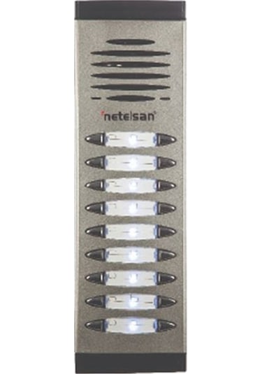 Netelsan M.u.dıa.00045 Diyafonlu Zil Paneli 17-18 Butonlu