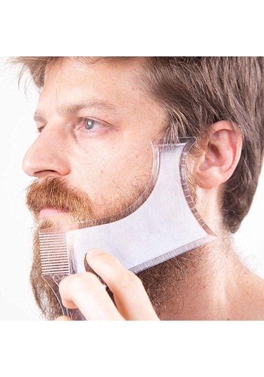 Suntek Erkek Sakal Şekillendirme Cetveli Yüz Saç Temizlemek