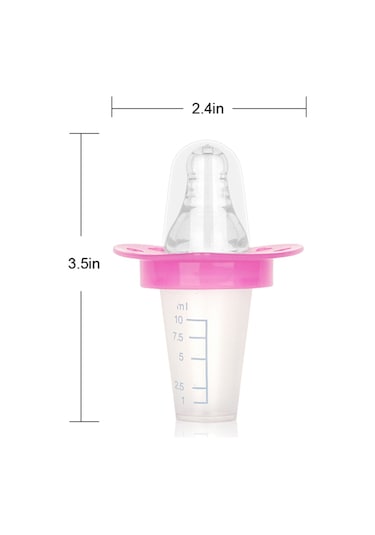 Qingmipy Bebek İlaç Verme Aparatı: Yumuşak Emzikli, 10ml Ölçü Kapaklı, Renk Seçeneği İle Kolay Ve Güvenli İlaç Kullanımı