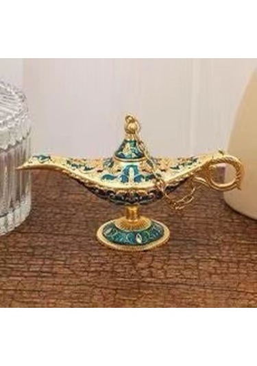 Xindoker Sihirli Aladdin Lambası - Dekoratif Ev Aydınlatma Ve  - Dayanıklı Metal Yapı Diğer