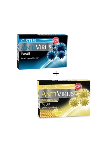 Cistus Antivirus Bal Limon Ve Mentollü Boğaz Pastili 10 Pastil A