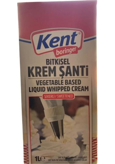 Kent Bitkisel Krem Şanti Şekerli 1 Kg