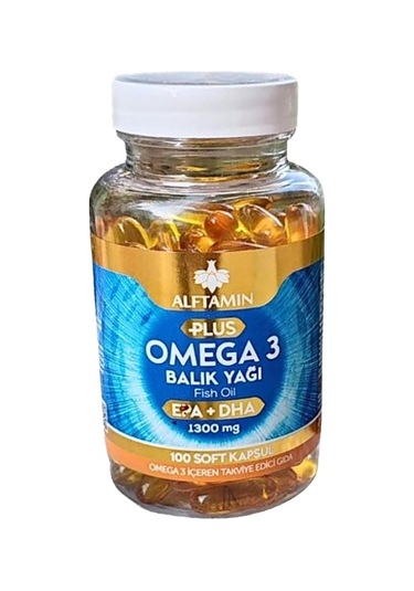 Alftamin Omega 3 Epa+Dha Takviye Edici Gıda 100 Kapsül