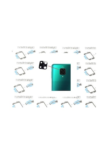 Xiaomi Uyumlu Redmi Note 9 Pro Arka Kamera Camı Lens Yapışkanlı