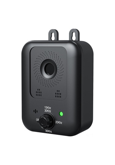 Geeroyoo Taşınabilir Ultrasonik Köpek Susturucu, Güçlü Ve Su Geçirmez Tasarım, 3 Modlu, Şarj Edilebilir, Siyah