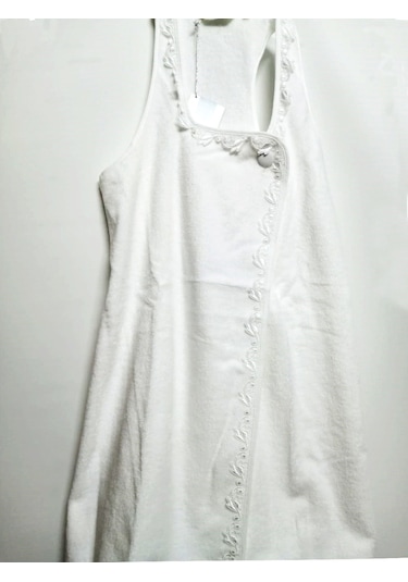 Soft Cotton İris Beyaz 2 Li Sauna Seti Beyaz
