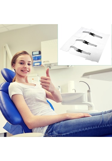Samdoo Dental Kliniği Diş Sandalyesi Koruyucu Paspas - Şeffaf Pu Plastiği, Esnek Bantlı Ve Sabit Klemli, Tüm Boyutlara Uyumludur