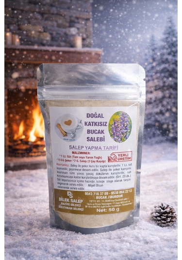 Meşhur Bucak Salebi,dilek Salep,salep 250g,saf Salep