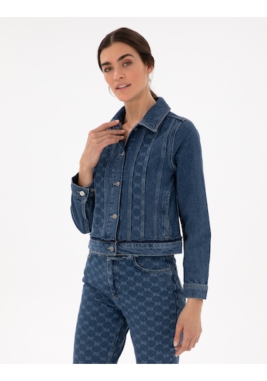 Pierre Cardin Kadın Koyu Mavi Ceket Denim 50306747-vr032 Koyu Mavi Pierre Cardin Kadın Koyu Mavi Ceket Denim 50306747-vr032 Koyu Mavi