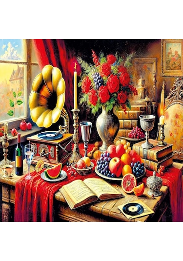 20846 Puzzle 1000 Silent Melody On A Baroque Table