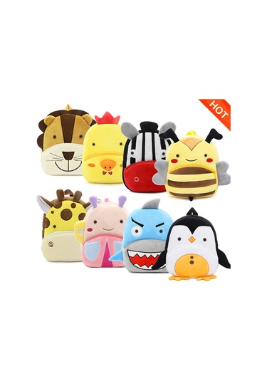 Suofeng Küçük Çocuklar İçin Mor Baykuş Desenli Plüş Sırt Çantası - 3-5 Yaş Okul Çantası, Erkek-kız Çocuklar, Hafif Ve Konforlu Pembe