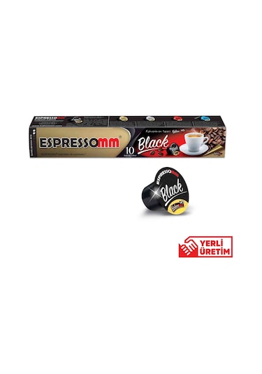 Espressomm Nespresso Uyumlu Black Kapsül Kahve 100 Adet