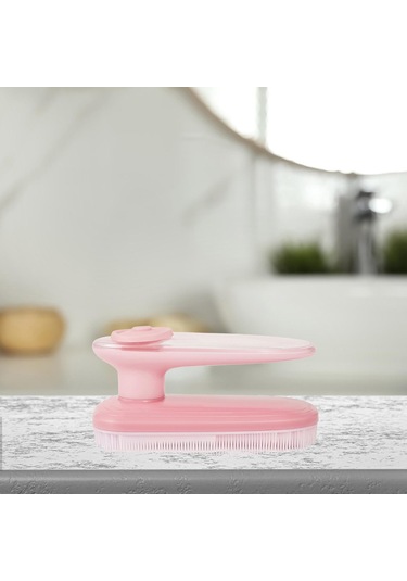 Homyl Temizleme Fırçası Yumuşak Kıllar Ayakkabı Fırçalama Pembe
