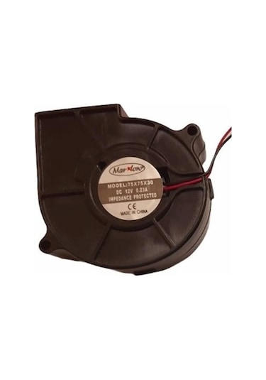 Marxlow 75X75X30Mm 12V Salyangoz Fan