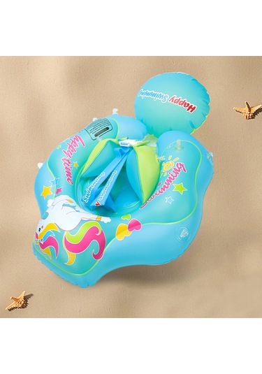 Bebek Yüzme Simidi Şişme Yüzme Simidi Güneşlik İle Plaj Su
