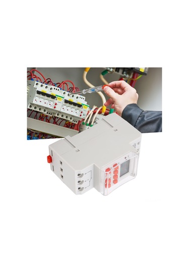 Vkemall 30a Programlanabilir Dijital Zaman Kontrolü Anahtarı - 1 Saniye En Küçük Zamanlama, 168 Saat Maksimum Süre, Lcd Ekranlı, Ac 220-240v, Dahili Pil