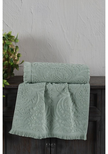 Varol Jacquard %100 Pamuk El Havlusu 50x90cm Mint-50x90cm Mint