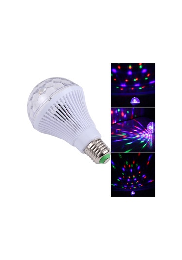 Sones E27 Tam Renkli Dönen Led Sahne Lambası, Ac 85-260v