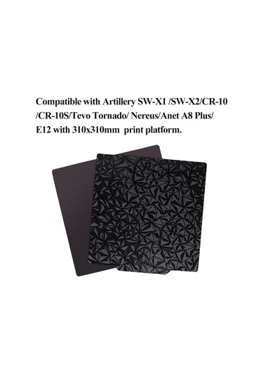 Twotrees 3d Yazıcı Isıtmalı Yatak Yükseltme Peo + Peı Çift Taraflı Yaylı Çelik Sac Manyetik Tabanlı 310x310mm Yapı Plakası Topçu Sw-x1 / Sw-x2 / Cr-10 / Cr-10s / Tevo Tornado / Nereus / Anet
