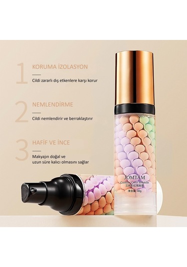 Jomtam Üç Renkli Düzenleyici Gökkuşağı Efsane BB Krem 40 G