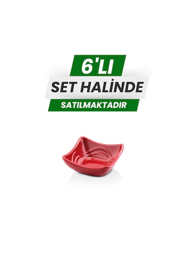 Alezy 522 Göreme Melamin Termostar Ürgüp Tekli Sosluk 8x8 Kırmızı