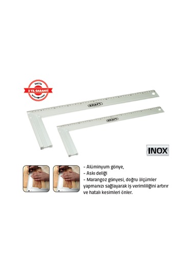 Tomax Marangoz Gönye 35 Cm