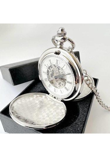 Köstekli Saat Kurmalı Gümüş Renk 709781